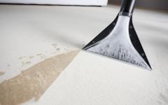 自宅で自分でカーペットを掃除する方法：方法、ツール、ルール